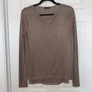 Zara sheer long sleeved top